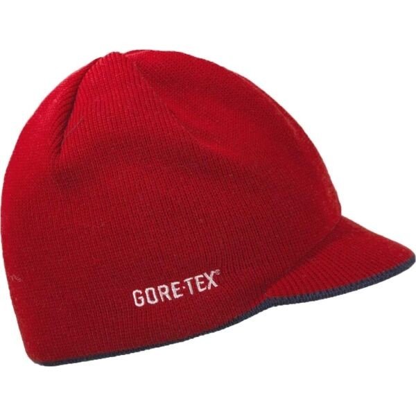 Kama GTX Zimní čepice s kšiltem, červená, velikost M