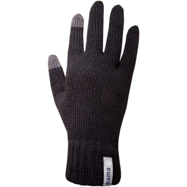 Kama RUKAVICE R301 Pletené rukavice, černá, velikost S