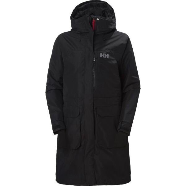 Helly Hansen W RIGGING COAT Dámský kabát, černá, velikost L