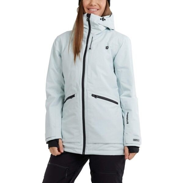 FUNDANGO PEMBERTON ALLMOUNTAIN JACKET Dámská lyžařská/snowboardová bunda, světle modrá, velikost XS