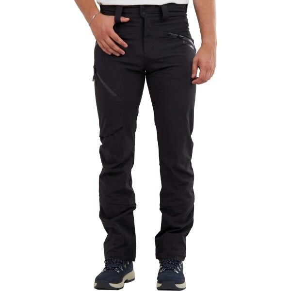 FUNDANGO ROB SOFTSHELL PANT Pánské softshellové kalhoty, černá, velikost M