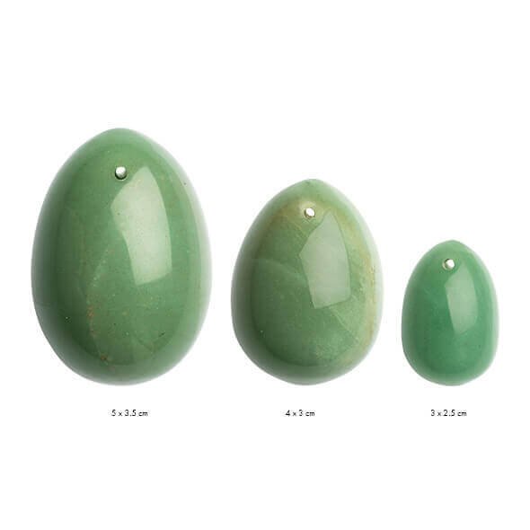 La Gemmes - Yoni Egg Set Jade (L-M-S)