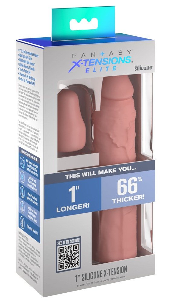 X-TENSION Elite 1 - cut-to-size penis sheath (natural)