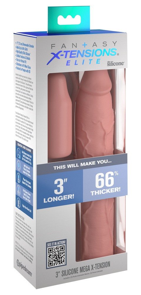 X-TENSION Elite 3 - cut-to-size penis sheath (natural)