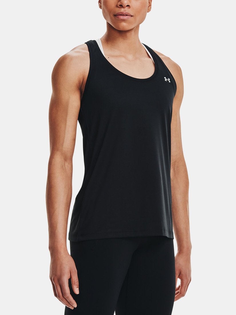 Under Armour Tílko Tech Tank - Solid-BLK - Dámské
