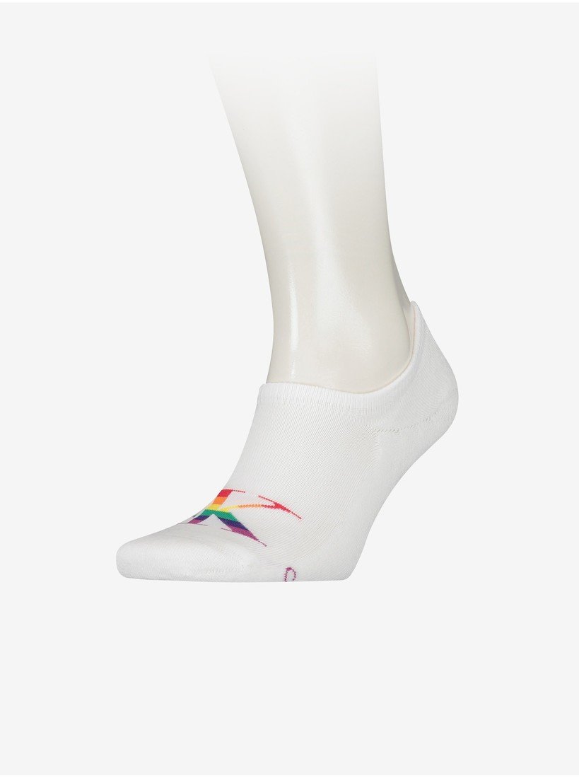 Bílé pánské ponožky Calvin Klein - Pánské