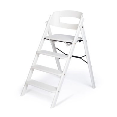 KAOS Vysoká židle skládací Buková bílá