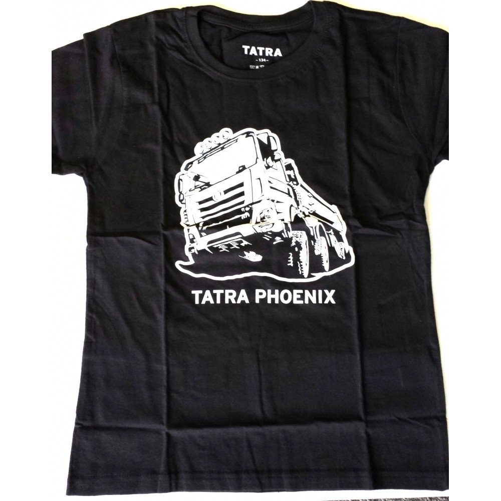 Triko dětské Tatra Phoenix - černé, 134