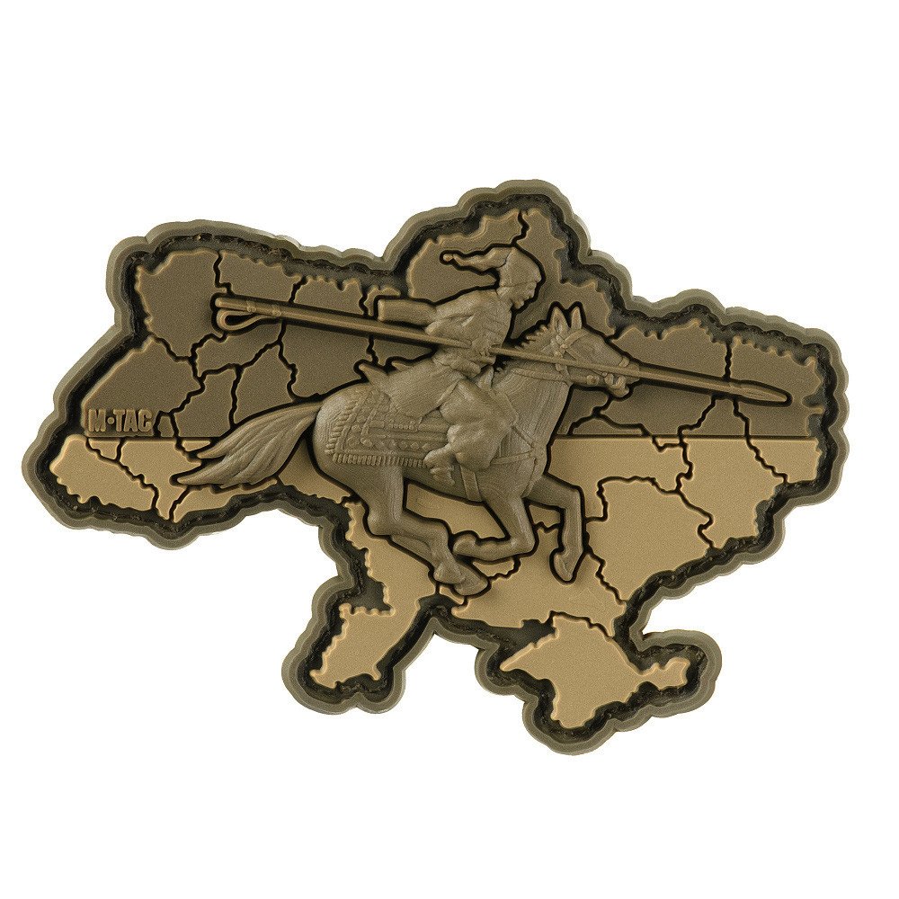 Nášivka M-Tac vlajka Ukrajina Kozacka - coyote