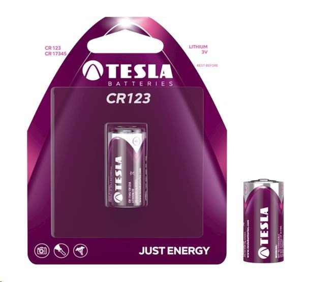 TESLA BATTERIES CR 123 (CR 17345/BLISTER FOIL 1 PC)