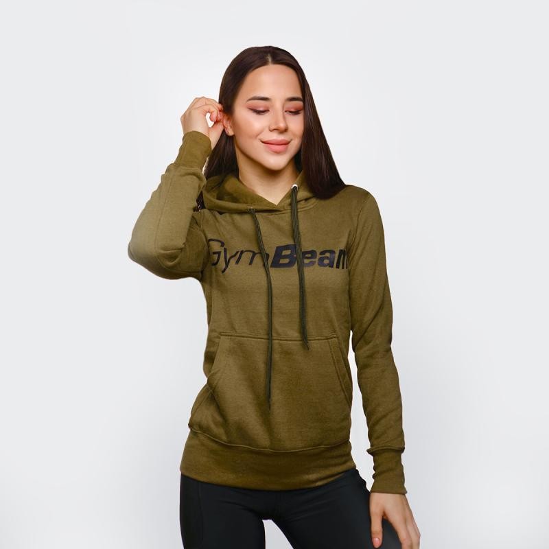 GymBeam Dámská Mikina Athlete Military Green