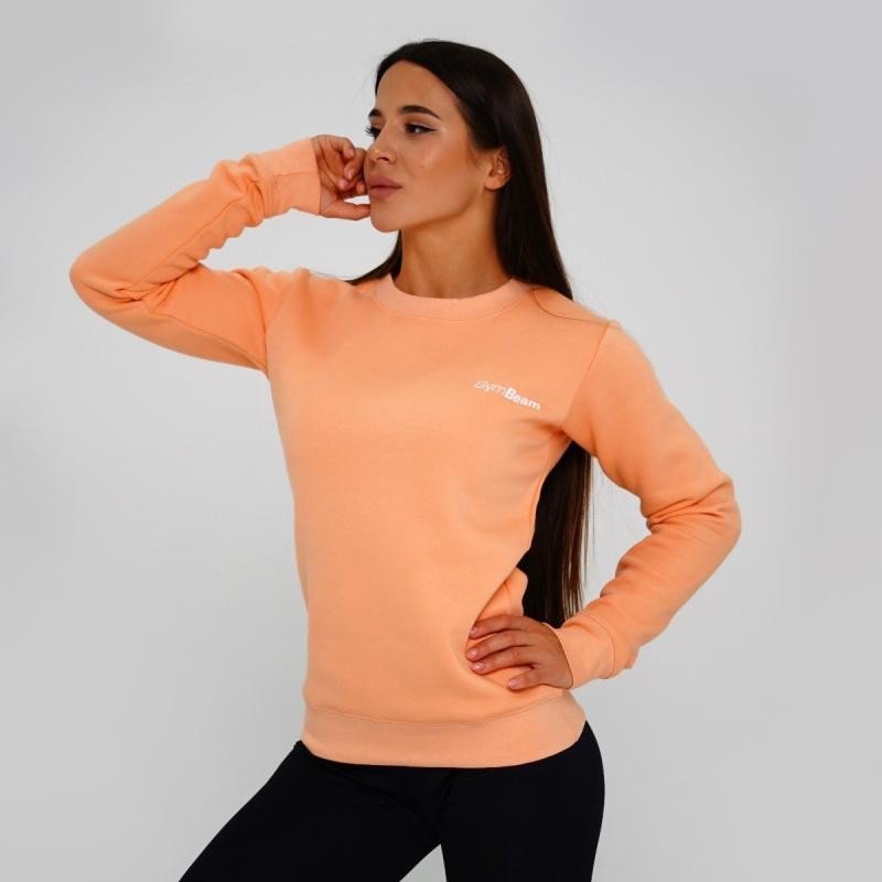 GymBeam Dámská mikina Basic Jumper Powder Peach