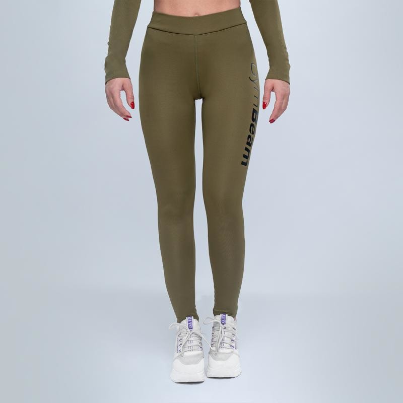 GymBeam Dámské legíny Advanced Olive