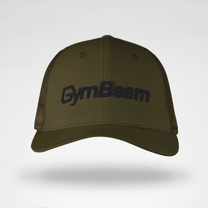 GymBeam Kšiltovka Mesh Panel Cap Military Green