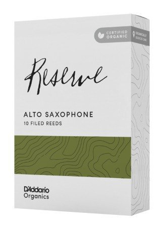 D'Addario ODJR1020 Organic Reserve Alto Saxophone Reeds 2.0 - 10 Pack
