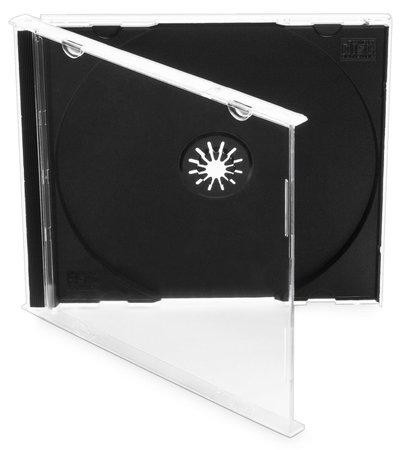 COVER IT box jewel + tray/ plastový obal na CD/ 10,4mm/ černý, 27001
