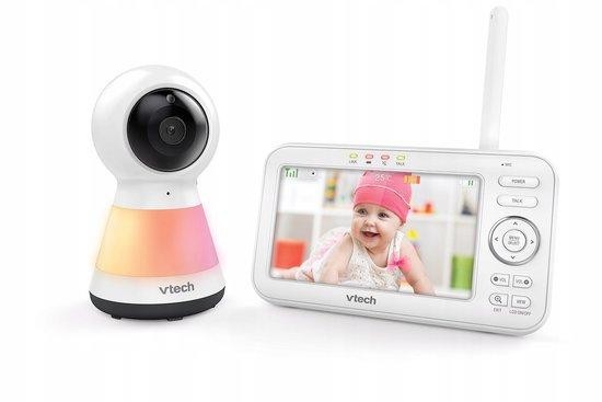 VTech VM5255, dětská video chůvička s nočním světlem na dětské jednotce