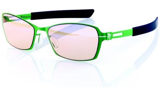 AROZZI herní brýle VISIONE VX-500 Green/ zelenočerné obroučky/ jantarová skla, VX500-3