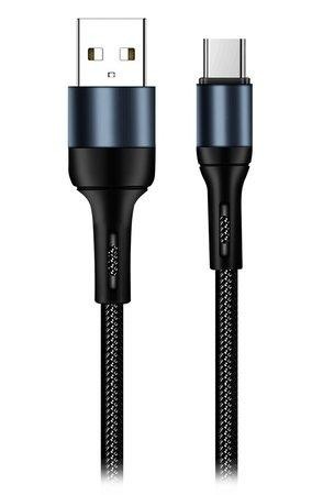 COLORWAY datový kabel USB - C 1m černý