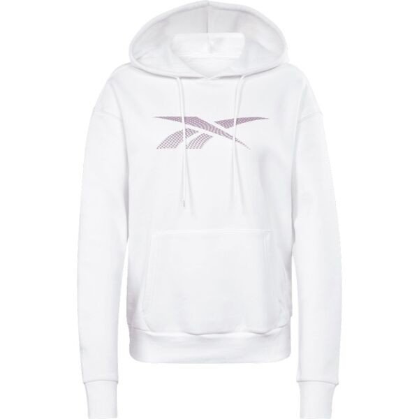 Reebok VECTOR GRAPHIC OTH HOODIE Dámská mikina, bílá, velikost XL