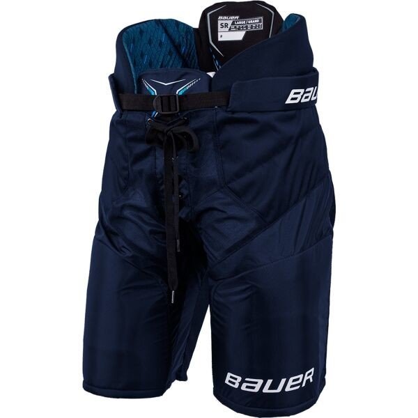 Bauer X PANT SR Hokejové kalhoty, tmavě modrá, velikost XL