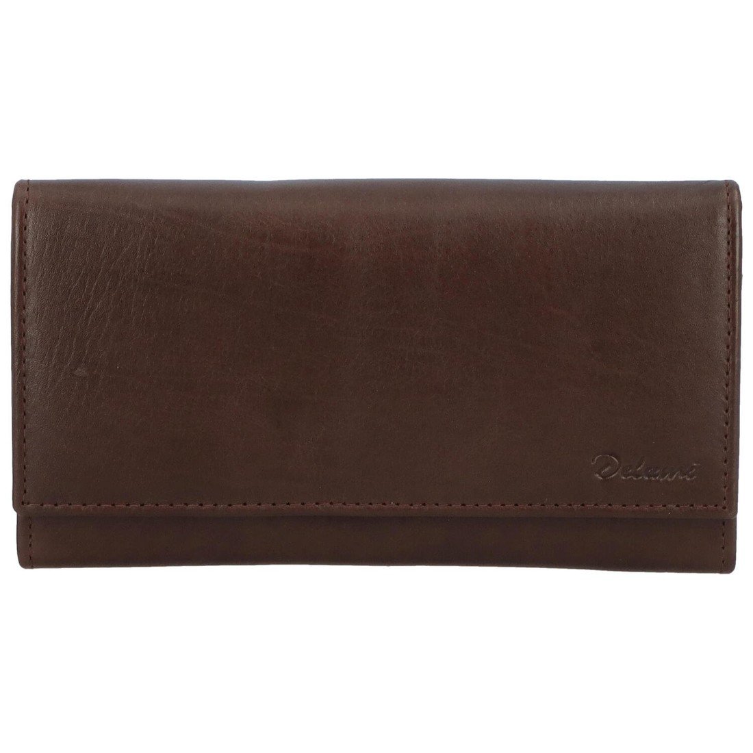 Klasická dámská kožená peněženka Claudia, hnědá