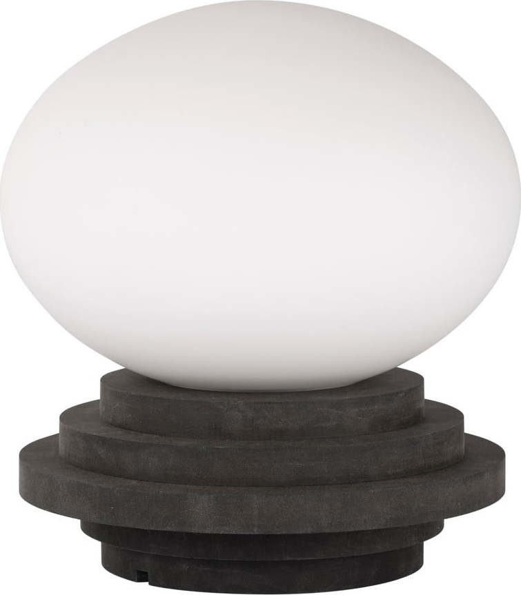 Bílo-šedá stolní lampa Amfi - Markslöjd