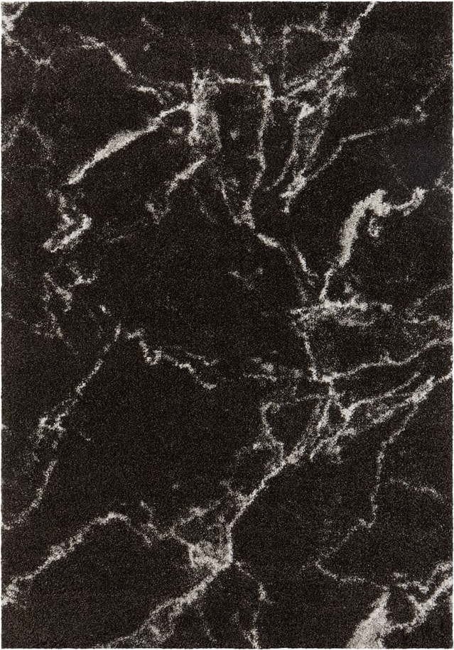 Černý koberec Mint Rugs Nomadic Mayrin, 80 x 150 cm