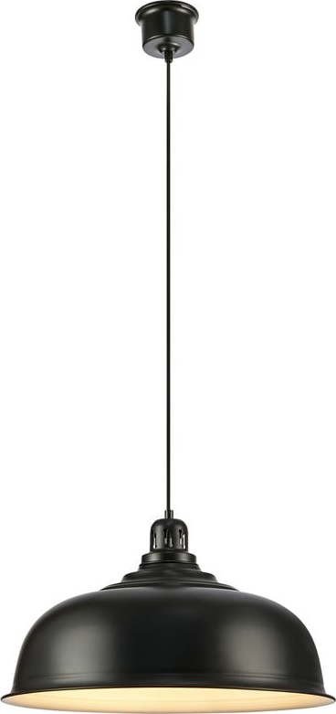 Černé závěsné svítidlo s kovovým stínítkem 50x50 cm Port - Markslöjd