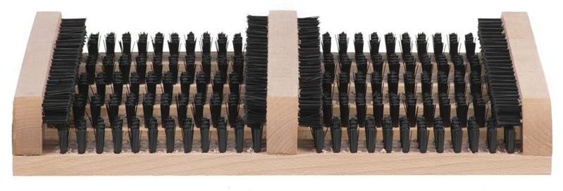 STREND PRO Rohož čisticí WMN.1 kartáčová, dřevo, 36 x 26,5 x 5,5 cm