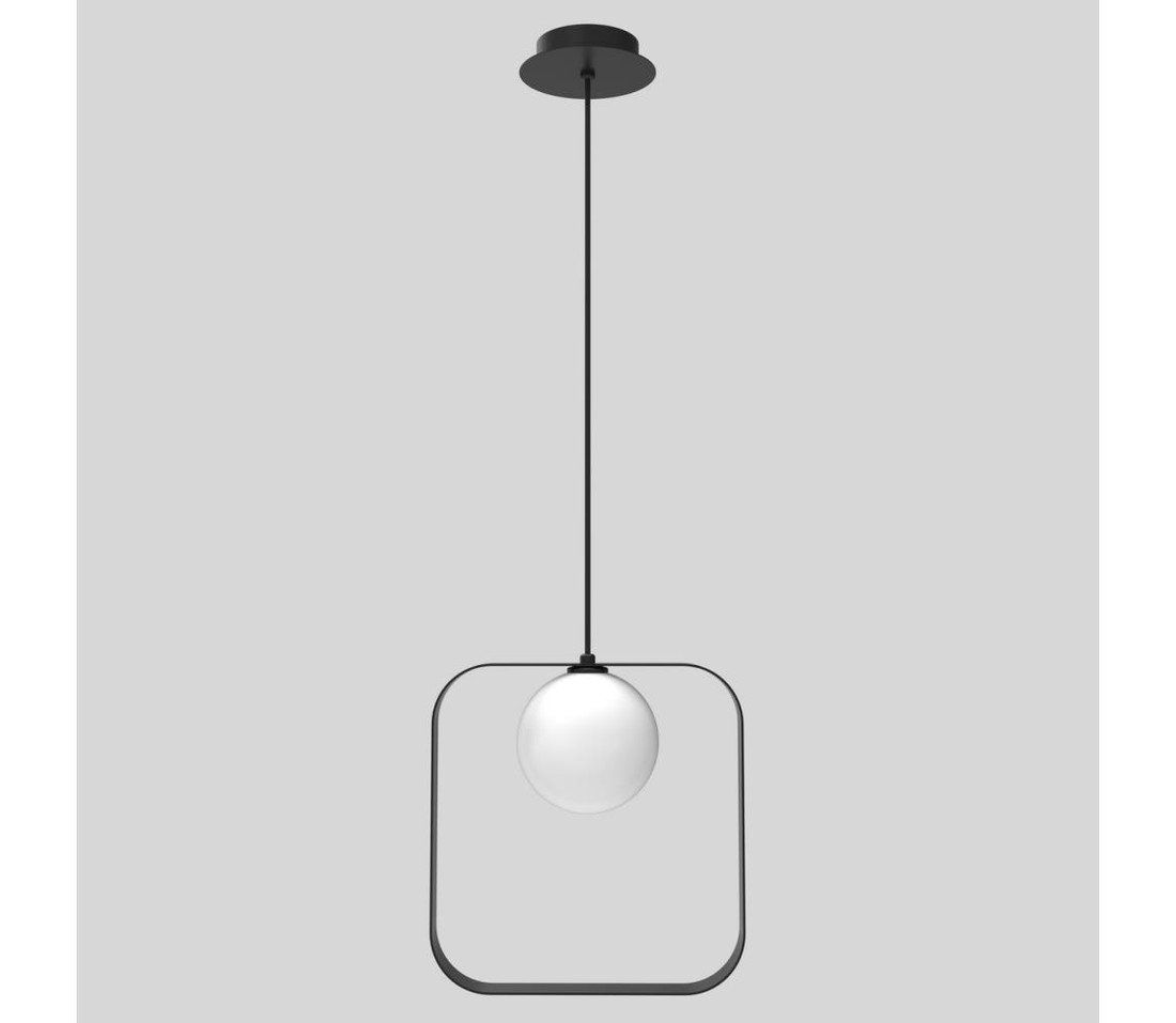 Lustr na lanku TULA 1xG9/28W/230V hranatý černá