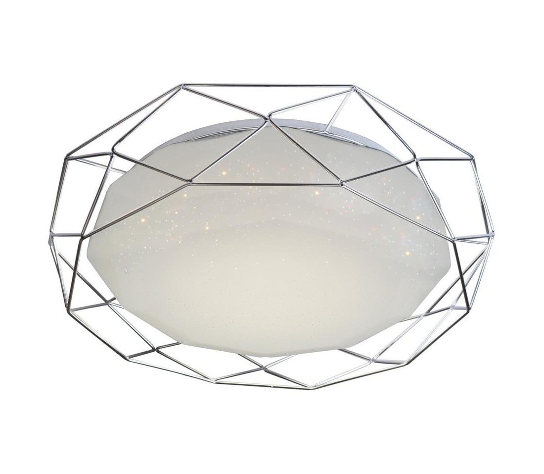 LED Stropní svítidlo SVEN LED/24W/230V pr. 43 cm lesklý chrom
