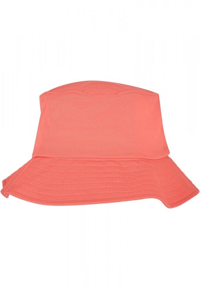 Flexfit Cotton Twill Bucket Hat - spicedcoral