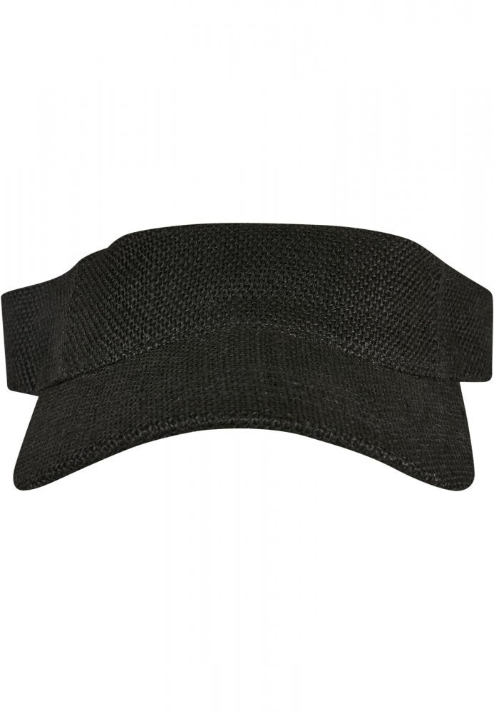 Bast Visor Cap - black