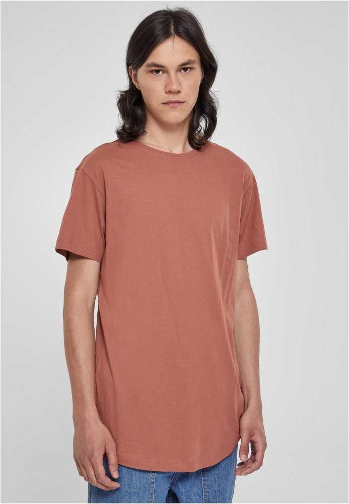 Shaped Long Tee - terracotta 3XL