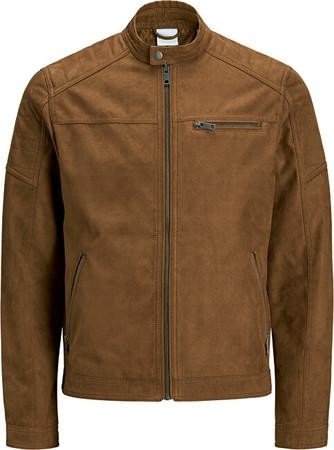 Jack&Jones Pánská bunda JJEROCKY 12147218 Cognac M