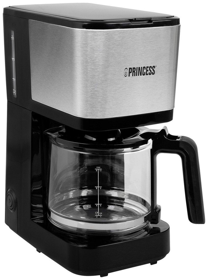 Kávovar Princess 246031, černá, stříbrná