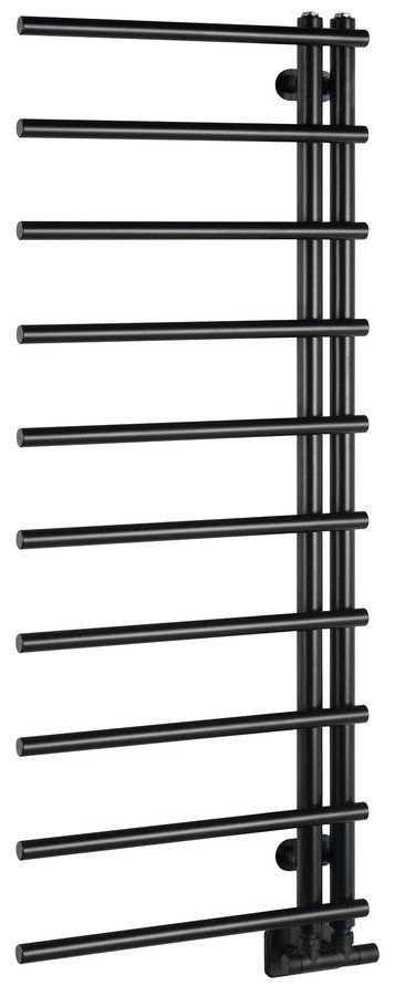 SAPHO JUSTINA otopné těleso 500x1246 mm, černá mat IR546B