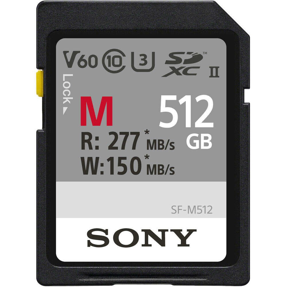 Sony SDXC SF-M 512GB Class 10 UHS-II SFM512.SYM
