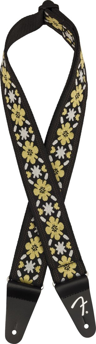 Fender Pasadena Woven Strap, Yellow Clover, 2