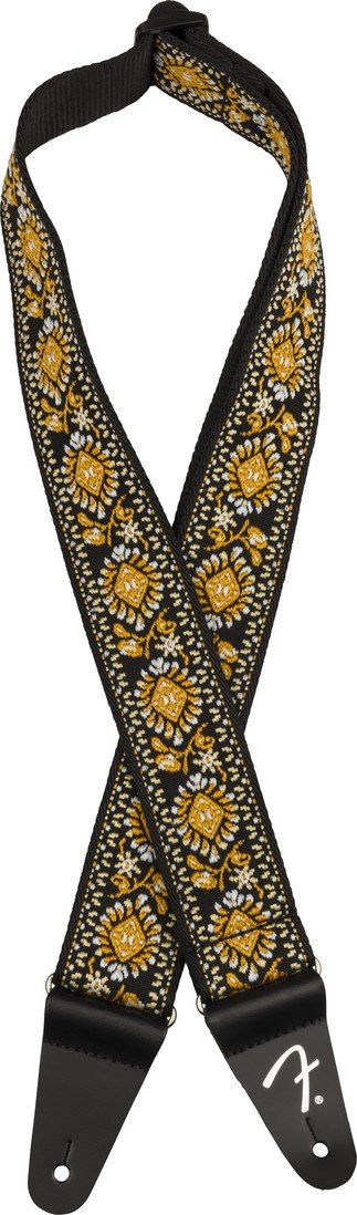 Fender Pasadena Woven Strap, Yellow Lotus, 2