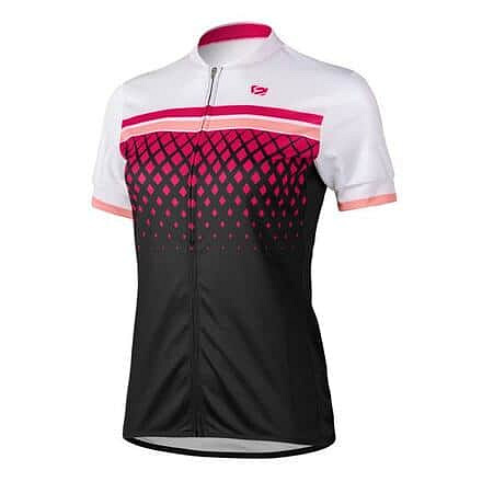 Diamond cyklistický dres bílá-růžová Velikost oblečení: L