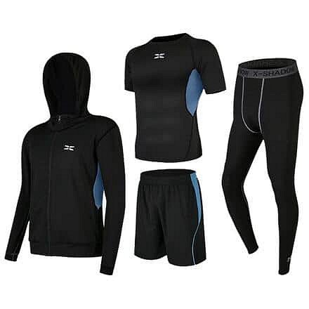 Runner 4M fitness set modrá Velikost oblečení: XL