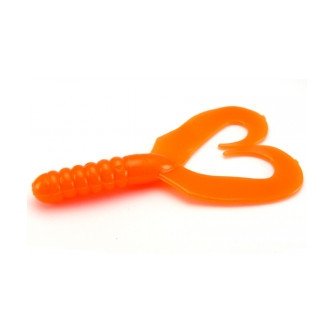 Berkley - Twister TWINTAIL POWERBAIT fluo oranžový 7ks