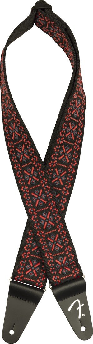 Fender Pasadena Woven Strap, Lattice Red, 2