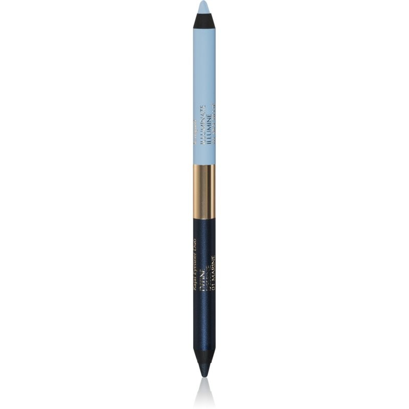 Estée Lauder Smoke & Brighten Kajal Eyeliner Duo kajalová tužka na oči odstín Marine / Sky Blue 1 g