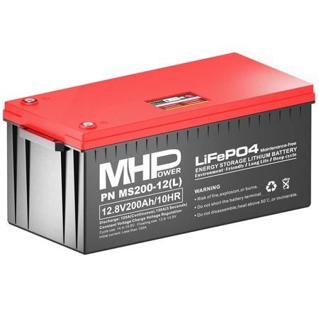 Baterie MHPower MS200-12(L) LiFePO4, 12V/200Ah, LC5-M8, MS200-12(L)