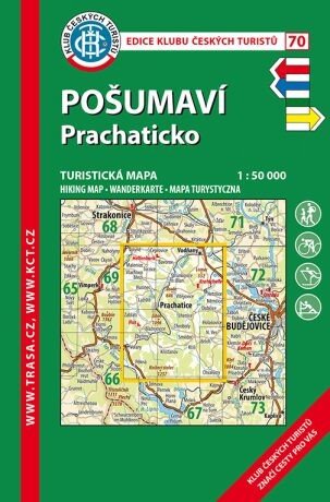 Pošumaví-Prachaticko /KČT 70 1:50T Turistická mapa