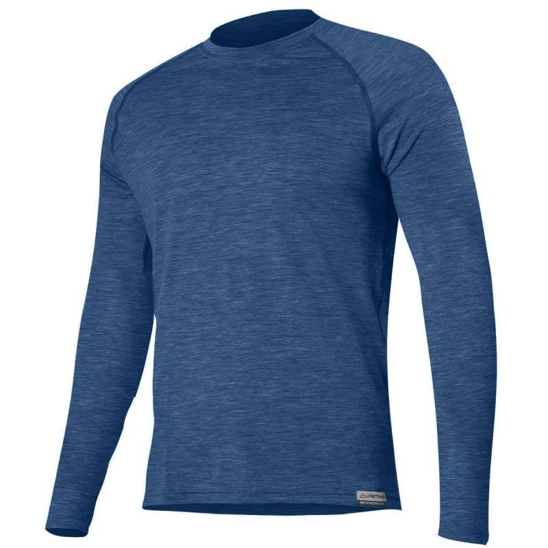 Lasting pánské merino triko ATAR modré Velikost: L