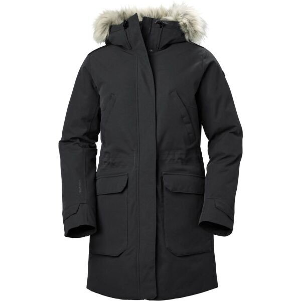 Helly Hansen W VARANGER PARKA Dámská péřová parka, černá, velikost S